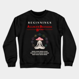 The Allman Brothers Band - Beginnings // In Album Fan Art Designs Crewneck Sweatshirt